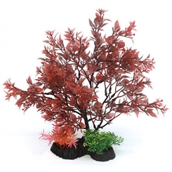 Plast plante bred rød bonsaitræ - 9x24cm